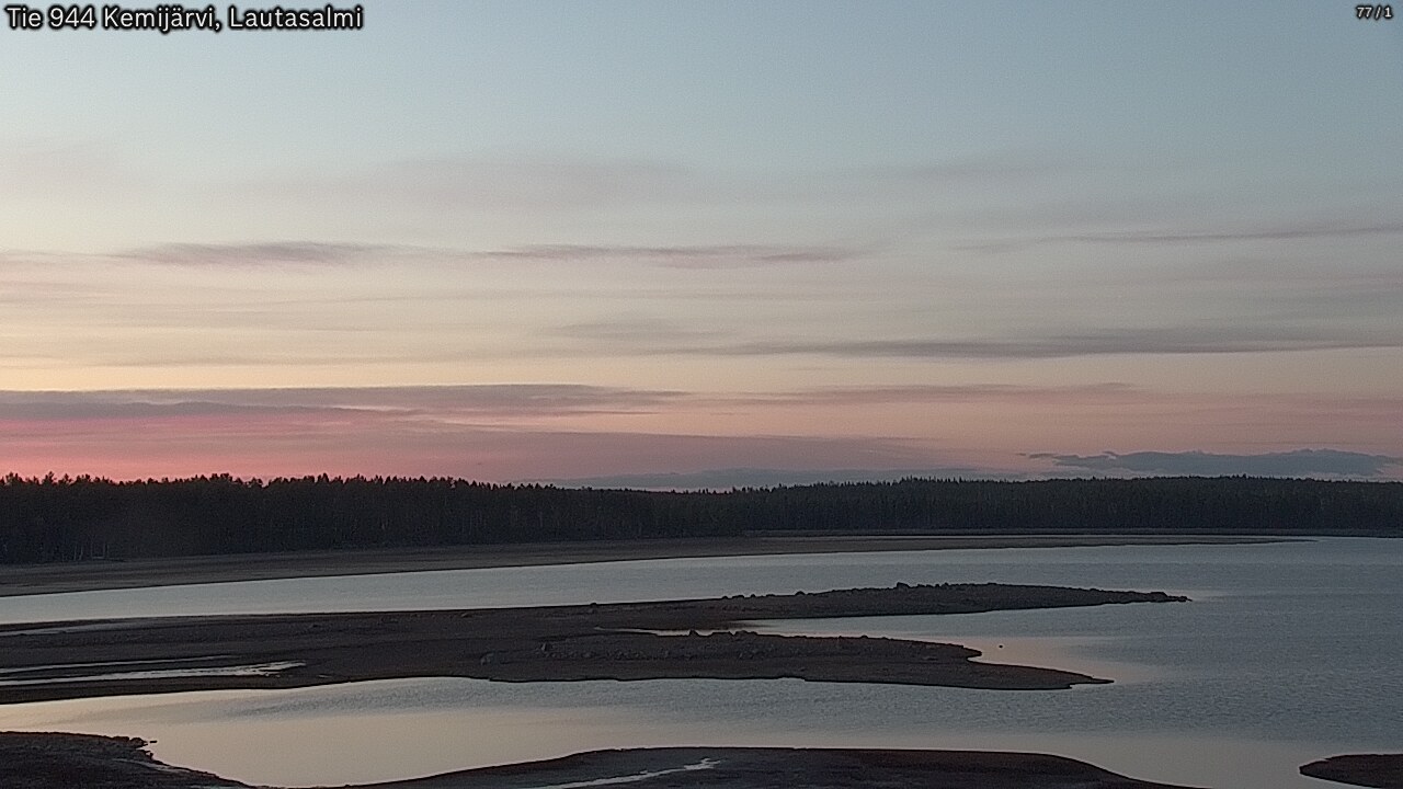Weather Camera Image Väg 944 Kemijärvi, Lautasalmi, Kemijärvi, Lappi