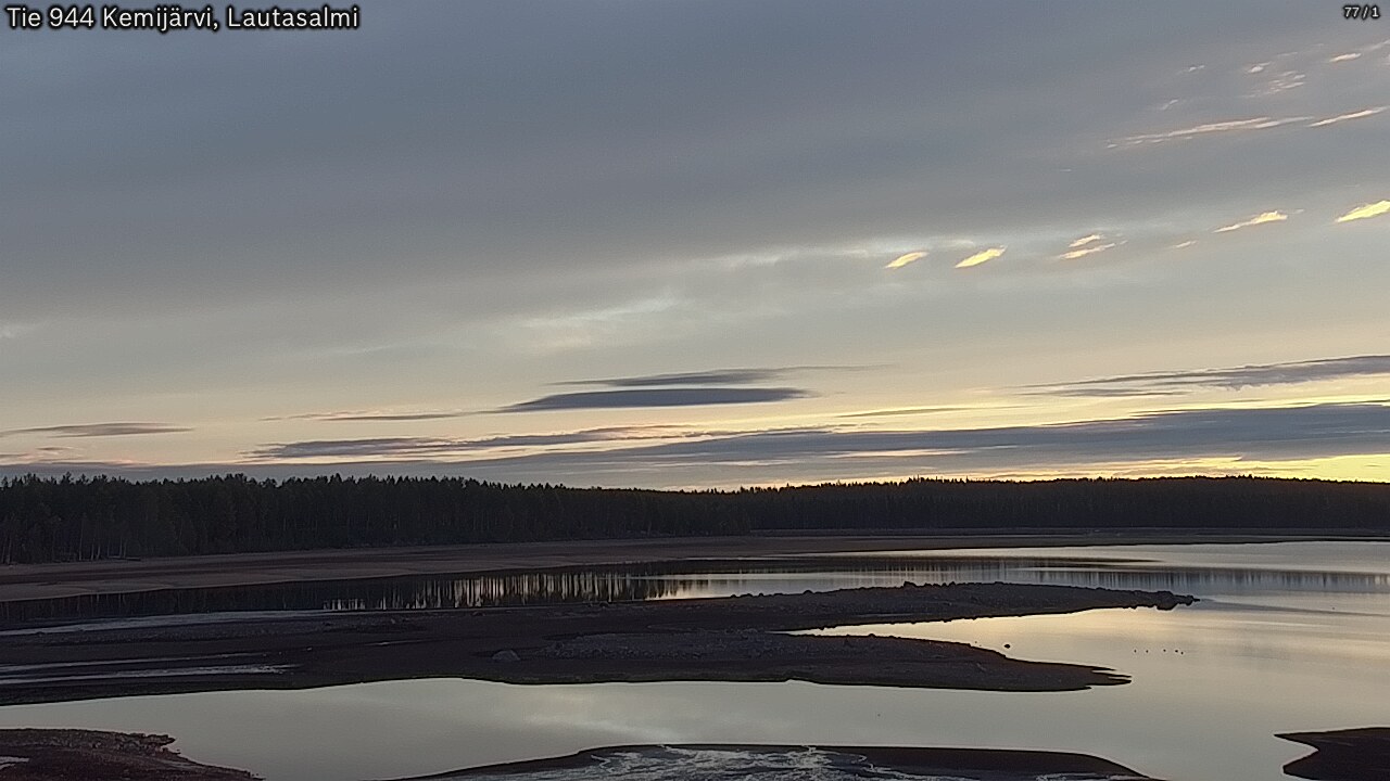Weather Camera Image Väg 944 Kemijärvi, Lautasalmi, Kemijärvi, Lappi