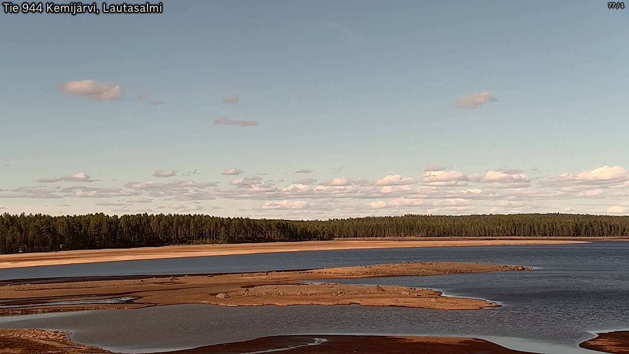 Weather Camera Image Väg 944 Kemijärvi, Lautasalmi, Kemijärvi, Lappi