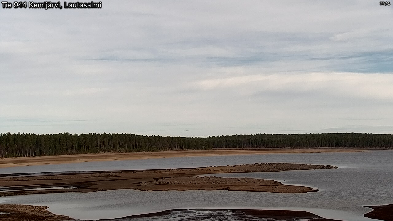 Weather Camera Image Väg 944 Kemijärvi, Lautasalmi, Kemijärvi, Lappi