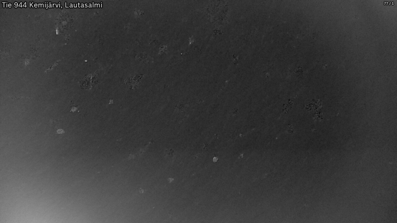 Weather Camera Image Väg 944 Kemijärvi, Lautasalmi, Kemijärvi, Lappi