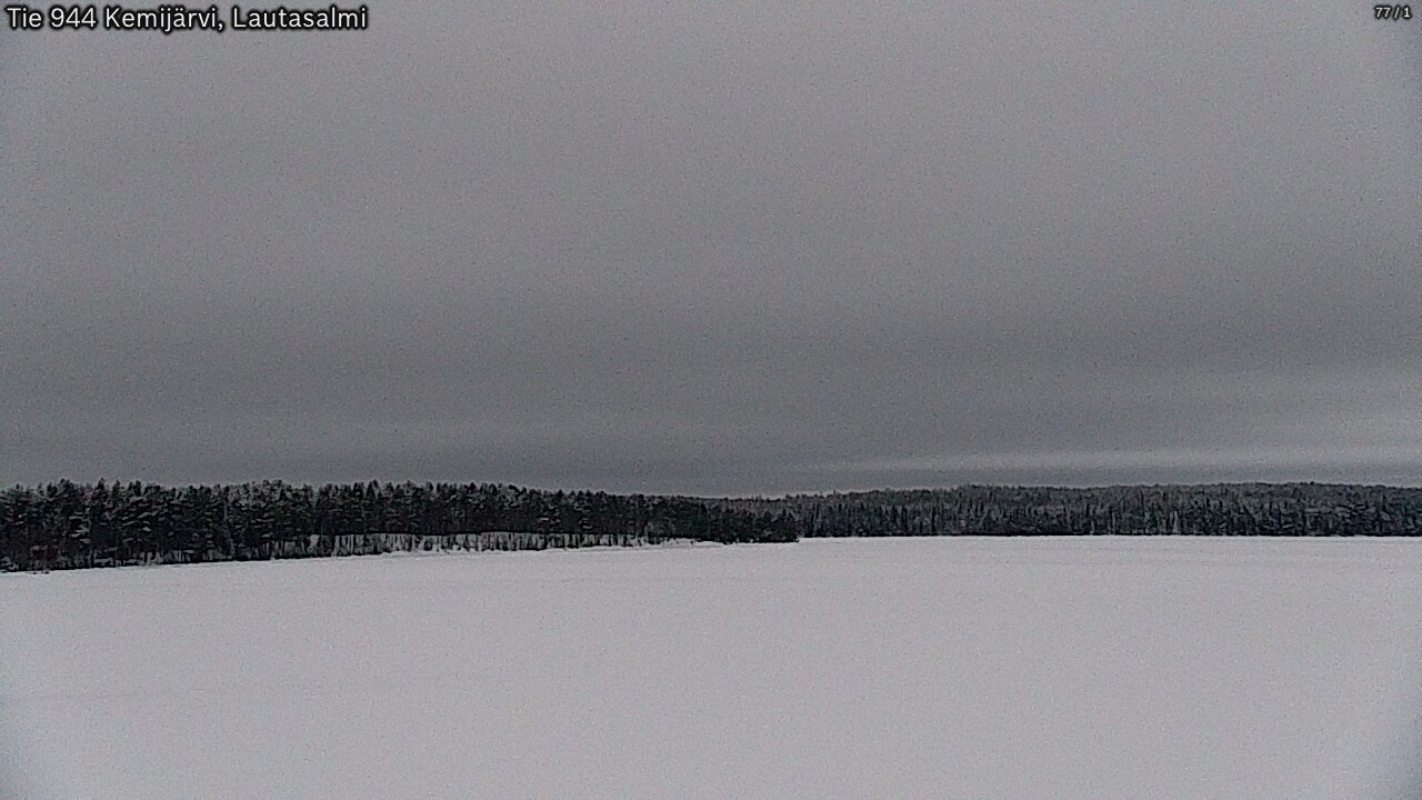 Weather Camera Image Väg 944 Kemijärvi, Lautasalmi, Kemijärvi, Lappi