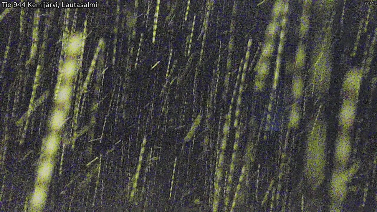 Weather Camera Image Väg 944 Kemijärvi, Lautasalmi, Kemijärvi, Lappi