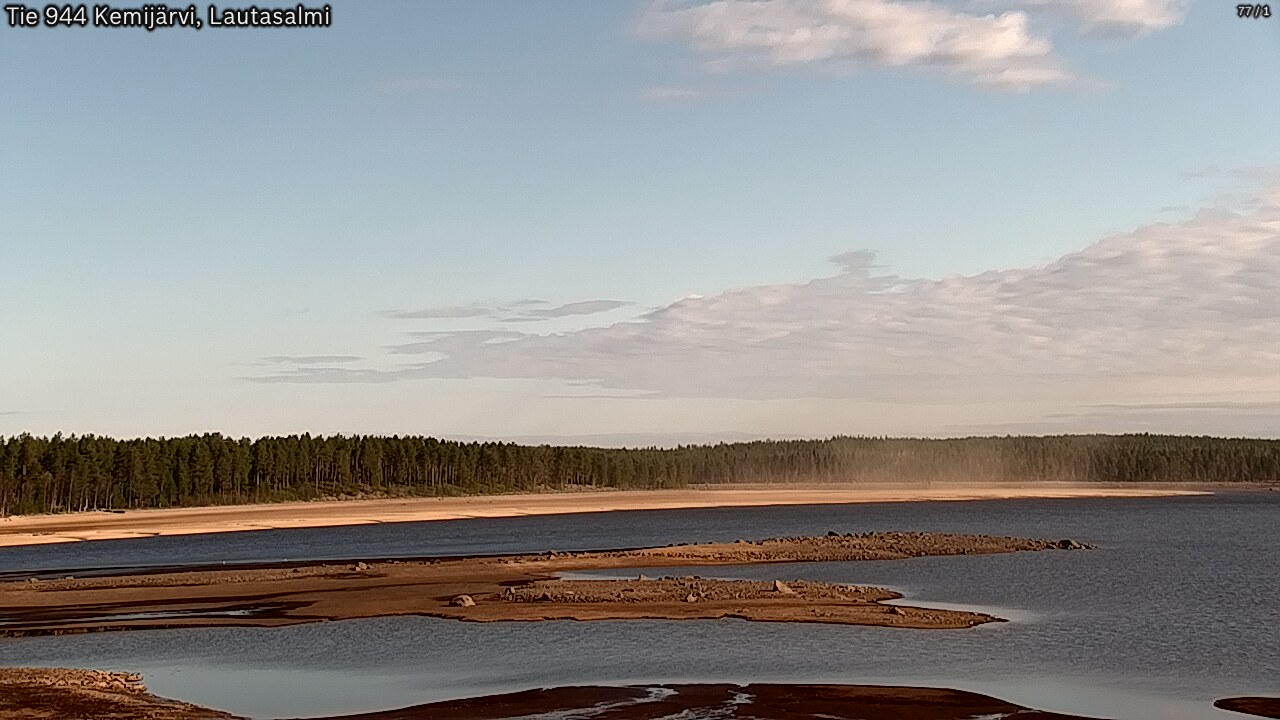 Weather Camera Image Road 944 Kemijärvi, Lautasalmi, Kemijärvi, Lappi