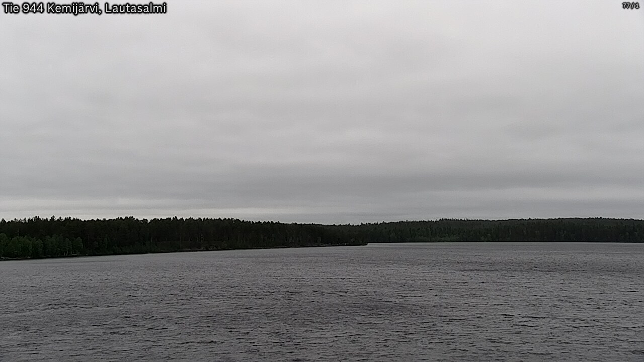 Weather Camera Image Väg 944 Kemijärvi, Lautasalmi, Kemijärvi, Lappi