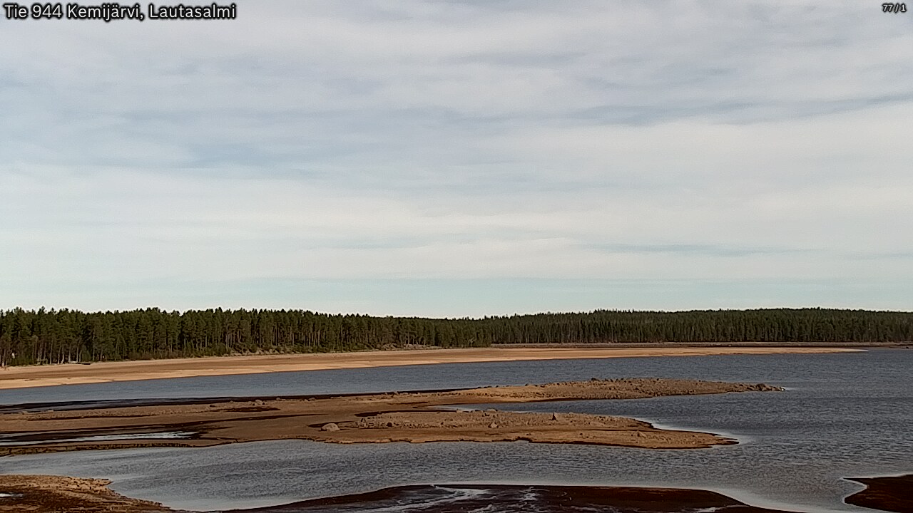 Weather Camera Image Väg 944 Kemijärvi, Lautasalmi, Kemijärvi, Lappi