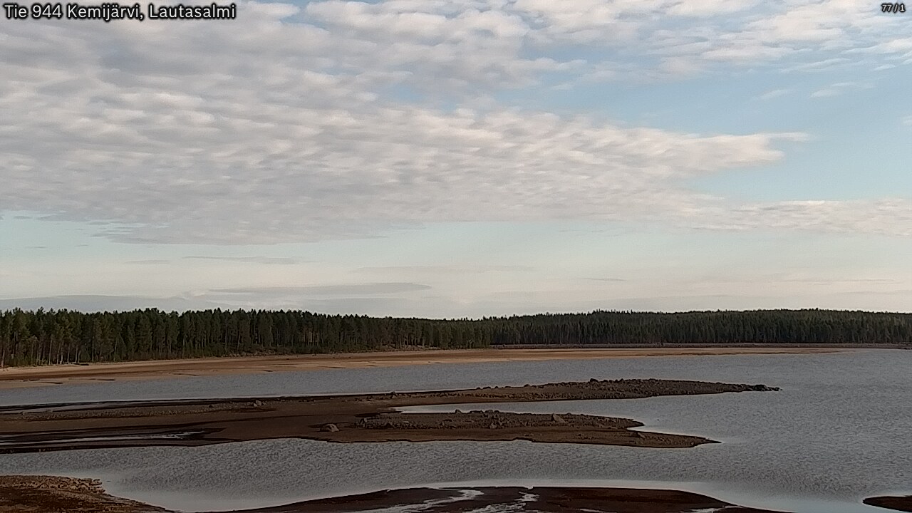 Weather Camera Image Road 944 Kemijärvi, Lautasalmi, Kemijärvi, Lappi