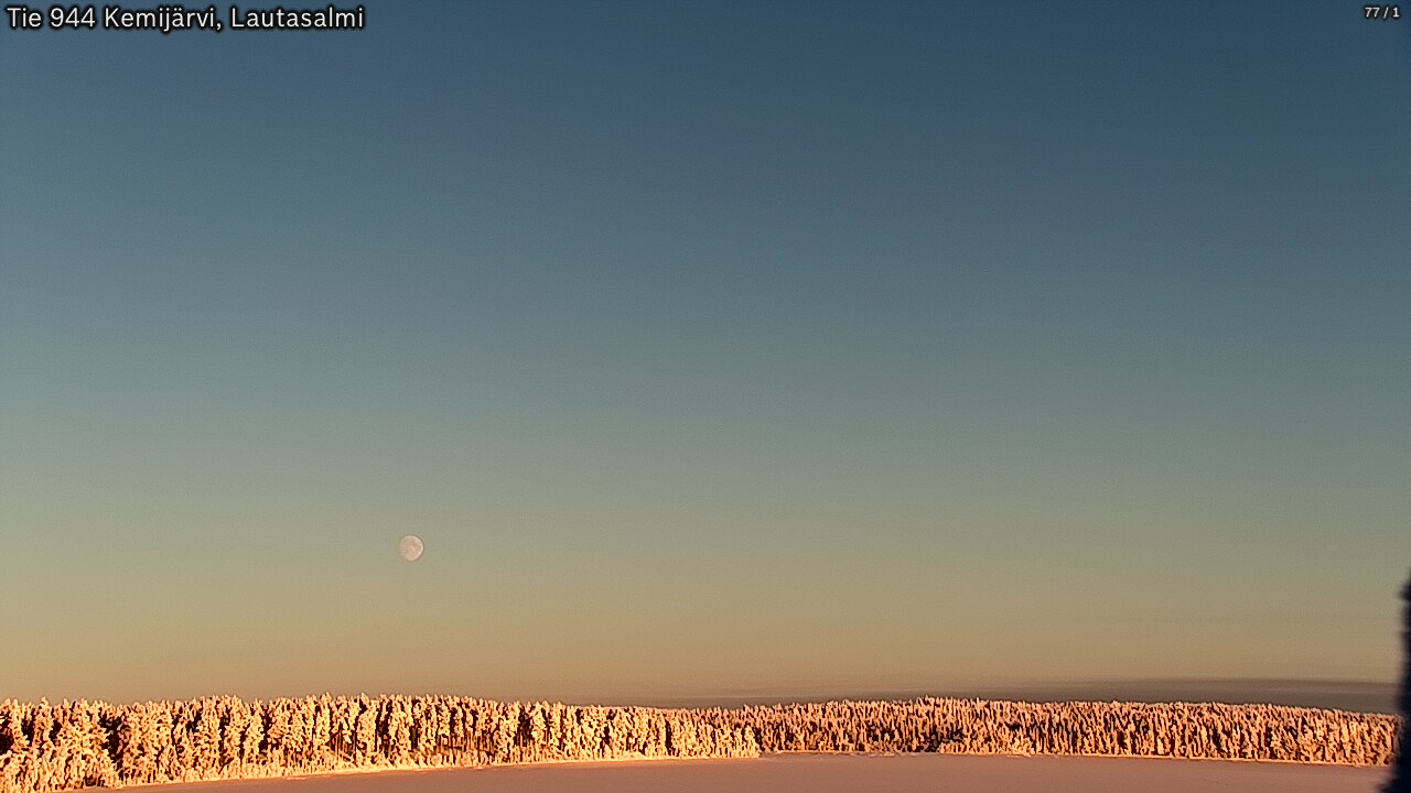 Weather Camera Image Road 944 Kemijärvi, Lautasalmi, Kemijärvi, Lappi