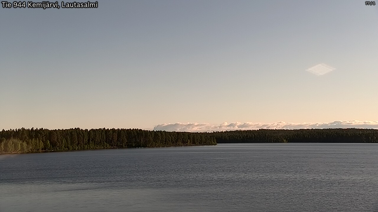 Weather Camera Image Road 944 Kemijärvi, Lautasalmi, Kemijärvi, Lappi