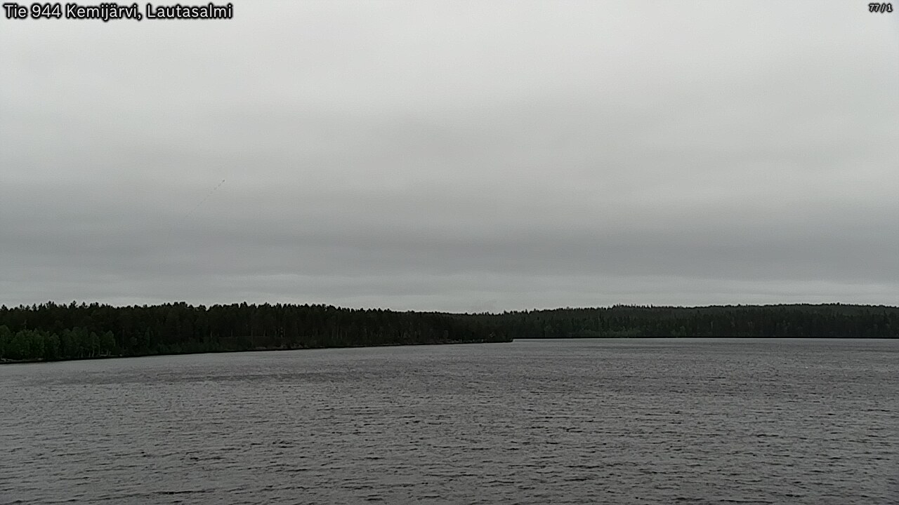 Weather Camera Image Väg 944 Kemijärvi, Lautasalmi, Kemijärvi, Lappi