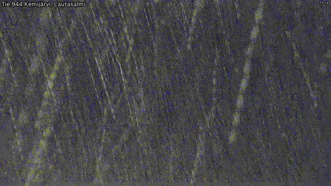 Weather Camera Image Väg 944 Kemijärvi, Lautasalmi, Kemijärvi, Lappi