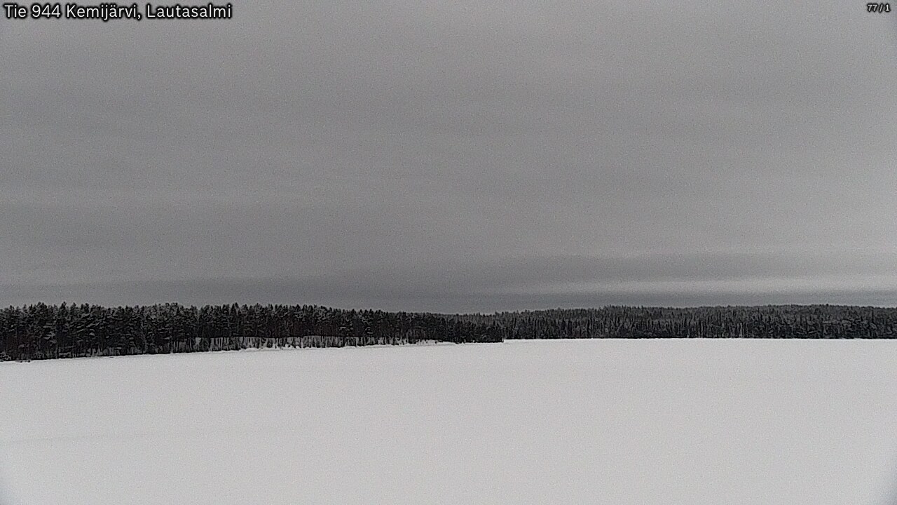 Weather Camera Image Väg 944 Kemijärvi, Lautasalmi, Kemijärvi, Lappi