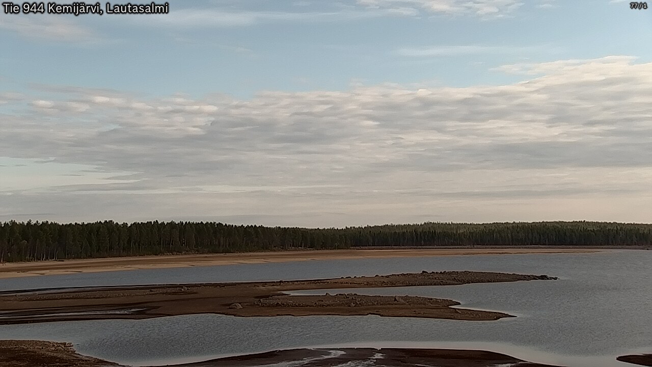 Weather Camera Image Road 944 Kemijärvi, Lautasalmi, Kemijärvi, Lappi