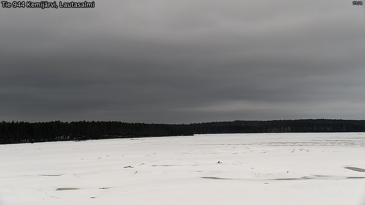 Weather Camera Image Väg 944 Kemijärvi, Lautasalmi, Kemijärvi, Lappi
