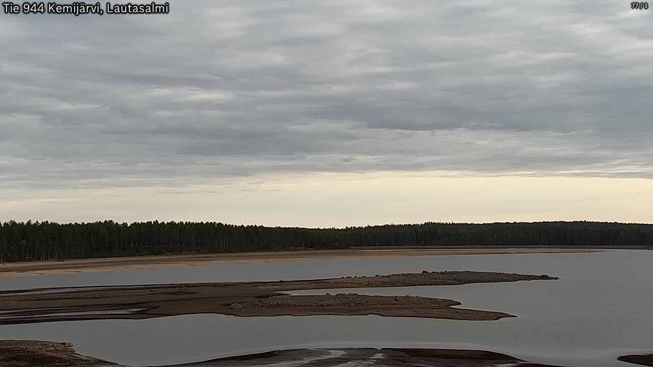 Weather Camera Image Road 944 Kemijärvi, Lautasalmi, Kemijärvi, Lappi