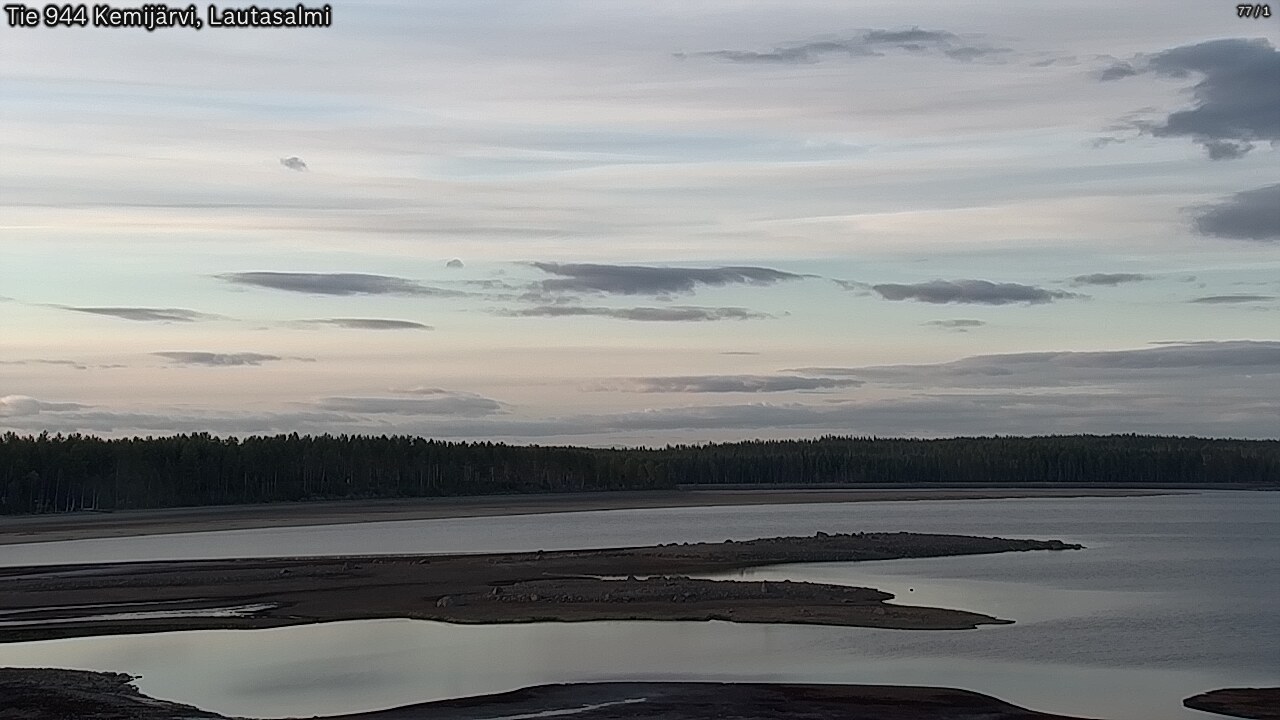 Weather Camera Image Väg 944 Kemijärvi, Lautasalmi, Kemijärvi, Lappi