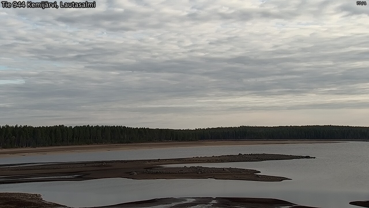 Weather Camera Image Road 944 Kemijärvi, Lautasalmi, Kemijärvi, Lappi