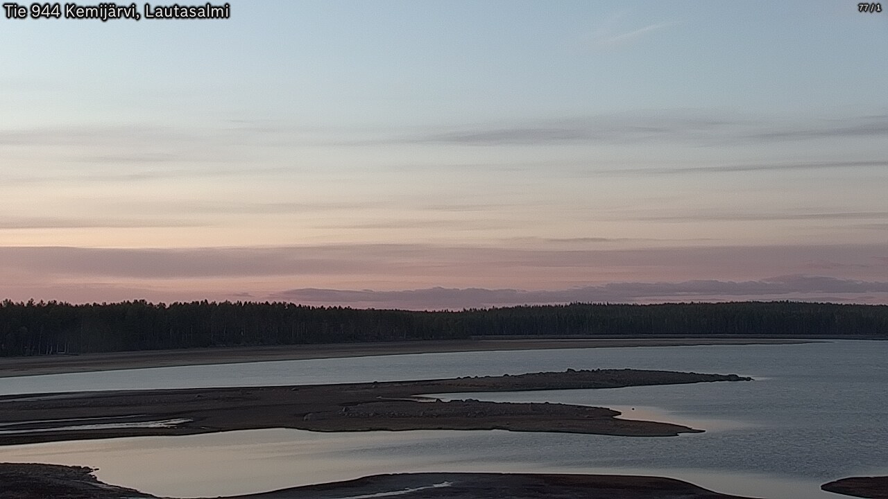 Weather Camera Image Väg 944 Kemijärvi, Lautasalmi, Kemijärvi, Lappi