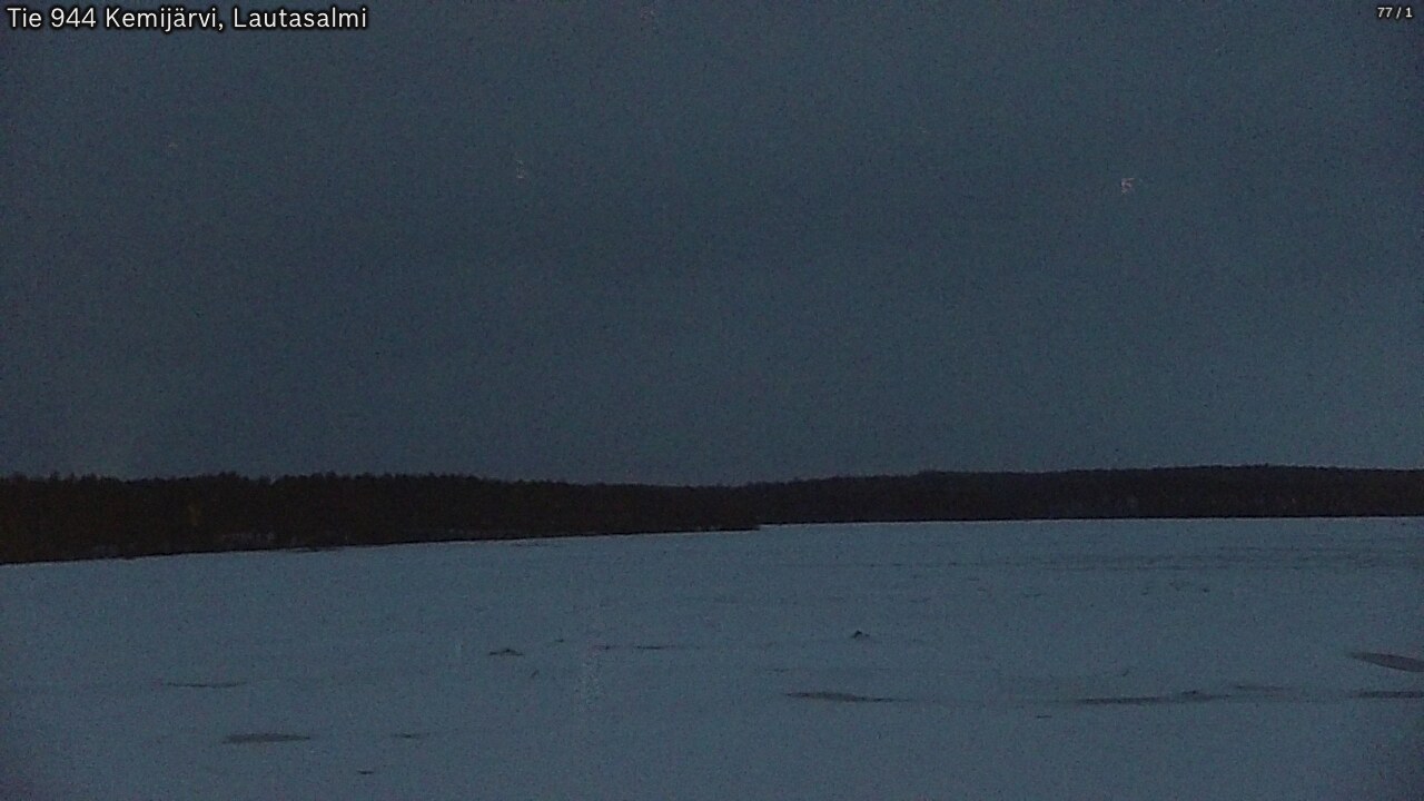 Weather Camera Image Road 944 Kemijärvi, Lautasalmi, Kemijärvi, Lappi