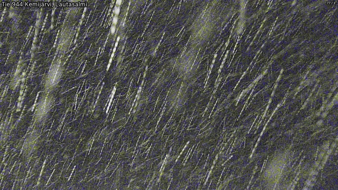 Weather Camera Image Väg 944 Kemijärvi, Lautasalmi, Kemijärvi, Lappi