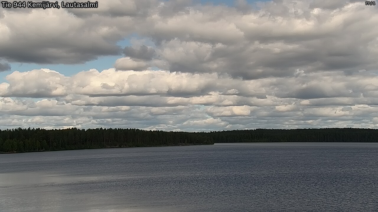 Weather Camera Image Väg 944 Kemijärvi, Lautasalmi, Kemijärvi, Lappi