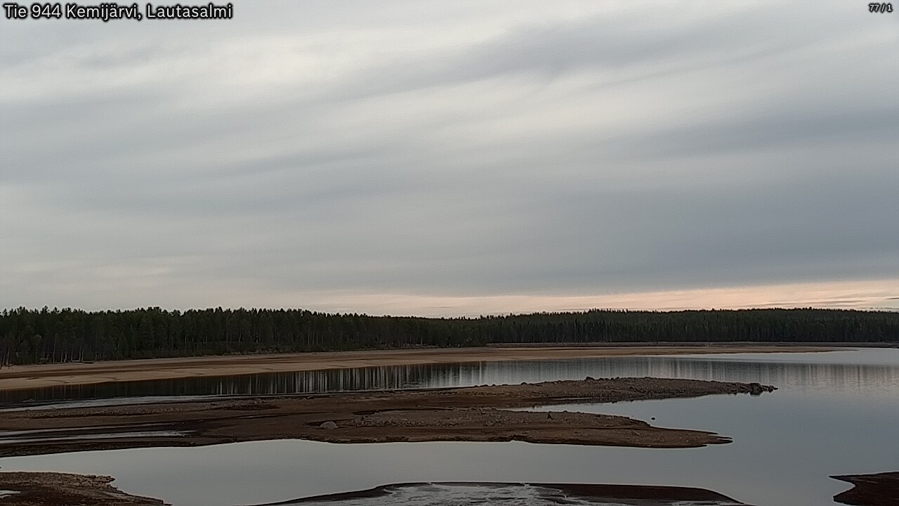 Weather Camera Image Väg 944 Kemijärvi, Lautasalmi, Kemijärvi, Lappi
