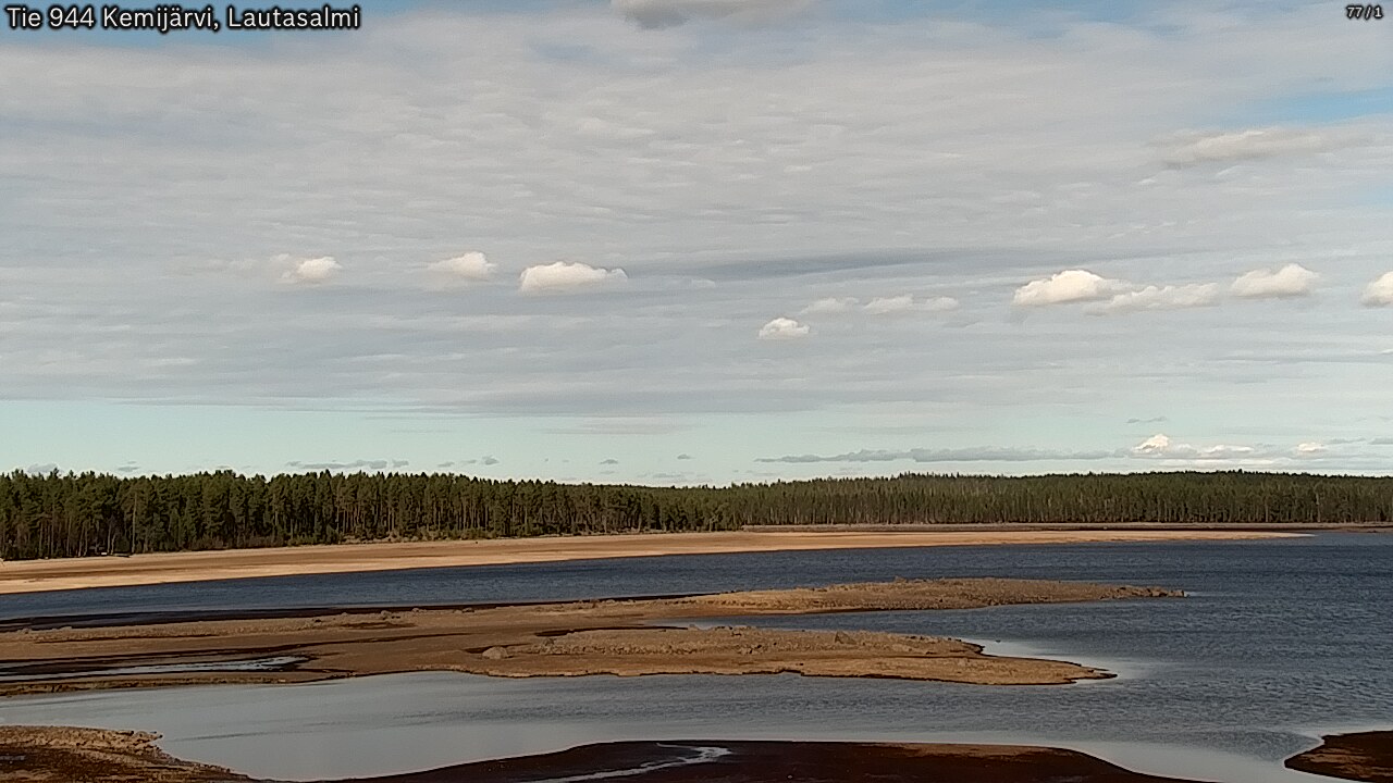 Weather Camera Image Väg 944 Kemijärvi, Lautasalmi, Kemijärvi, Lappi