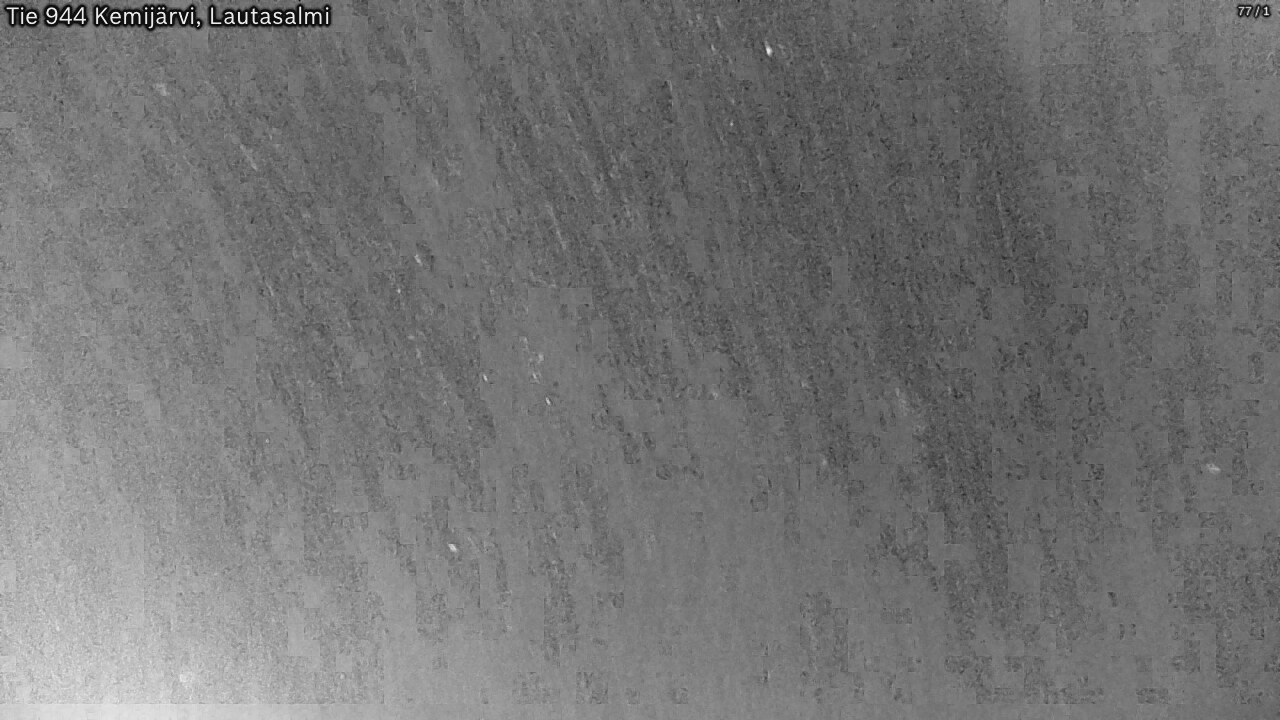 Weather Camera Image Väg 944 Kemijärvi, Lautasalmi, Kemijärvi, Lappi