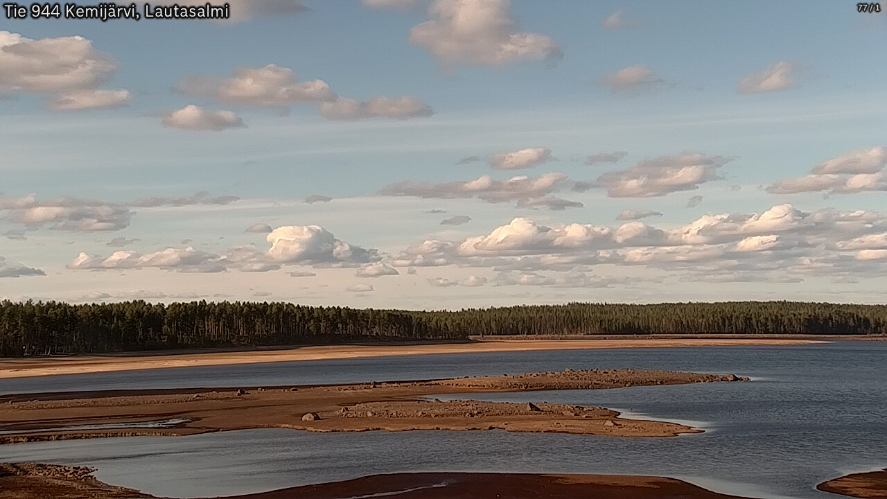 Weather Camera Image Väg 944 Kemijärvi, Lautasalmi, Kemijärvi, Lappi