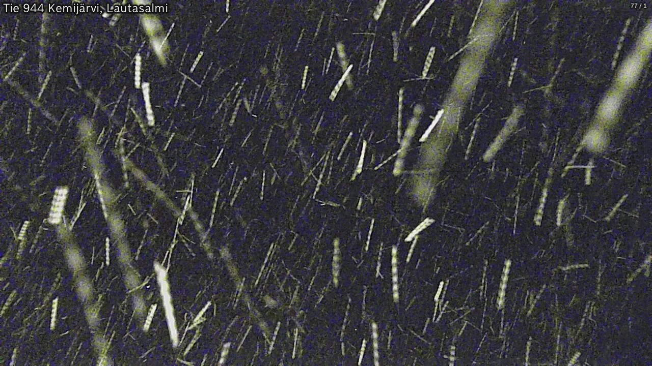 Weather Camera Image Väg 944 Kemijärvi, Lautasalmi, Kemijärvi, Lappi