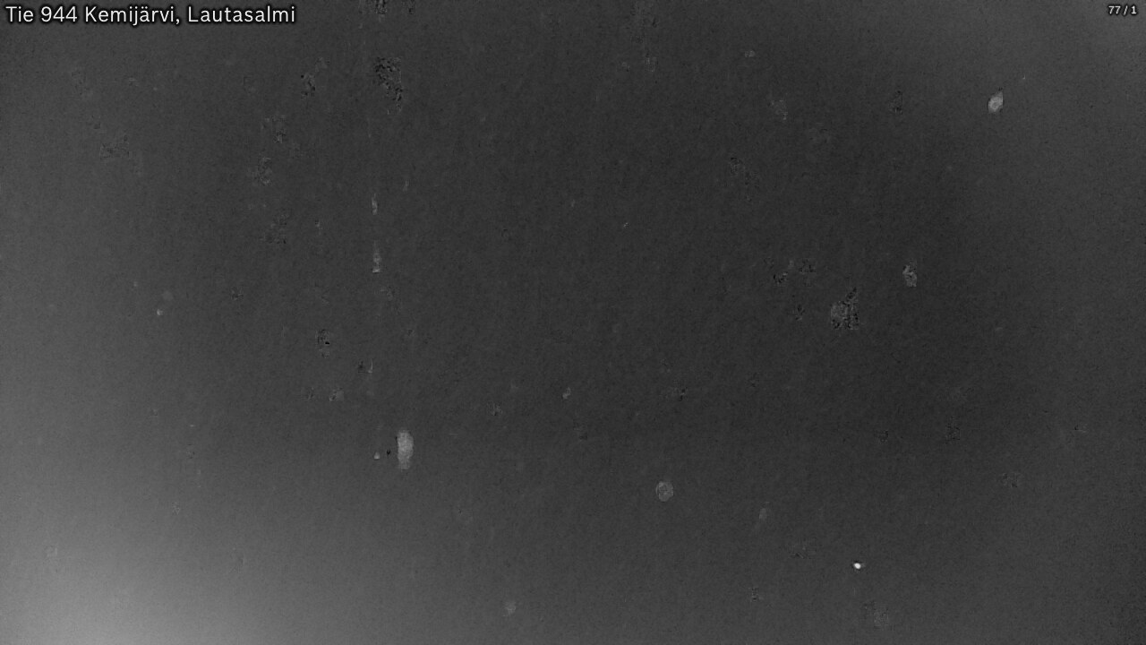 Weather Camera Image Väg 944 Kemijärvi, Lautasalmi, Kemijärvi, Lappi