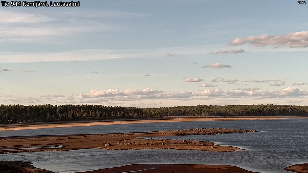 Weather Camera Image Väg 944 Kemijärvi, Lautasalmi, Kemijärvi, Lappi