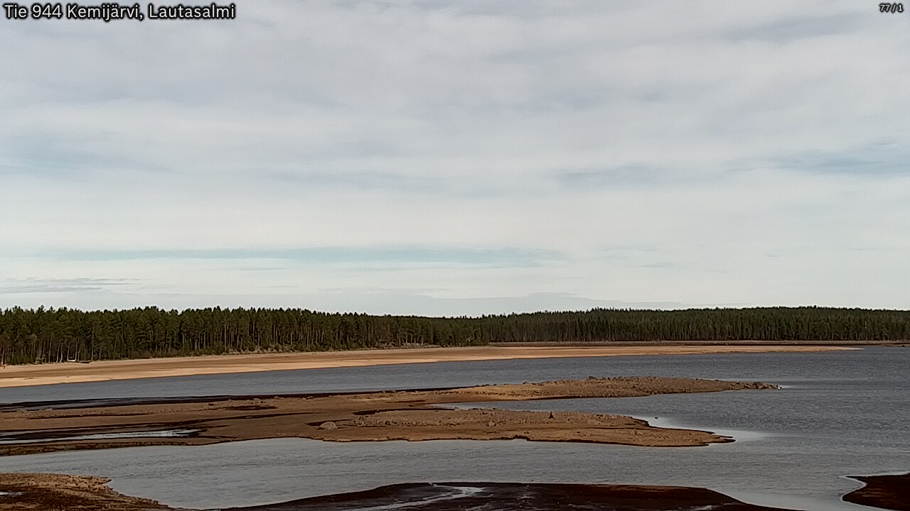 Weather Camera Image Väg 944 Kemijärvi, Lautasalmi, Kemijärvi, Lappi