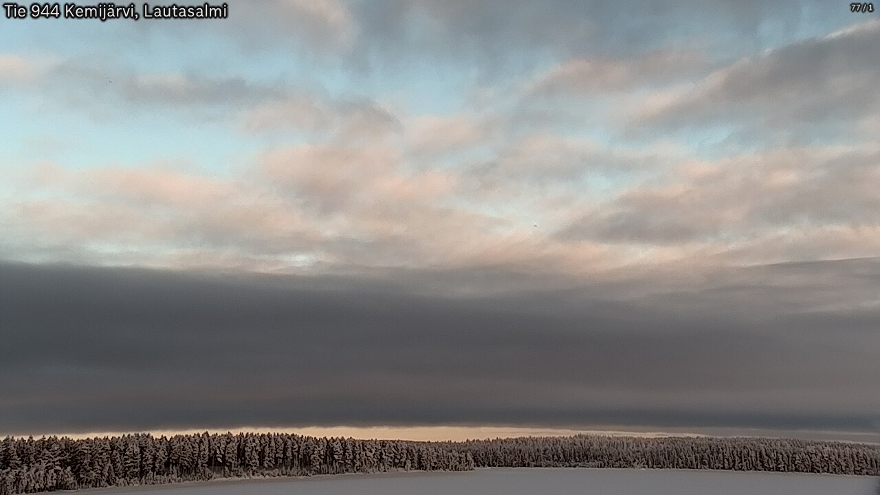 Kelikamerat Kuva Tie 944 Kemijärvi, Lautasalmi, Kemijärvi, Lappi