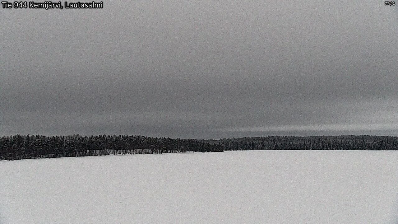 Weather Camera Image Väg 944 Kemijärvi, Lautasalmi, Kemijärvi, Lappi