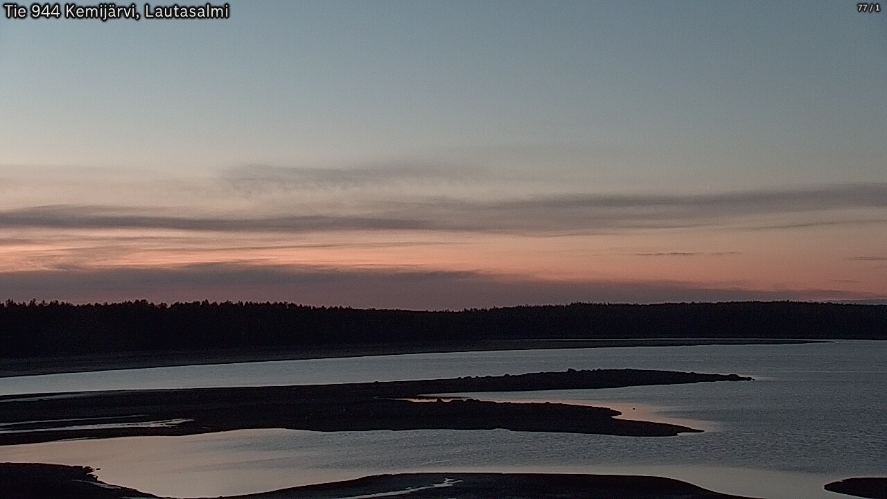 Weather Camera Image Väg 944 Kemijärvi, Lautasalmi, Kemijärvi, Lappi