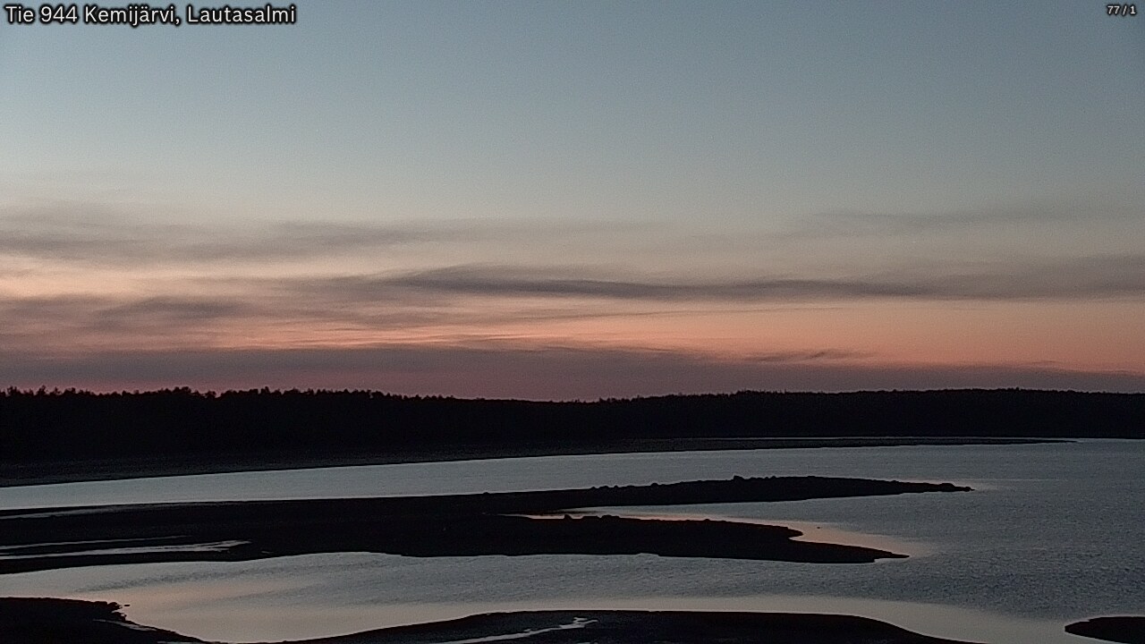 Weather Camera Image Väg 944 Kemijärvi, Lautasalmi, Kemijärvi, Lappi