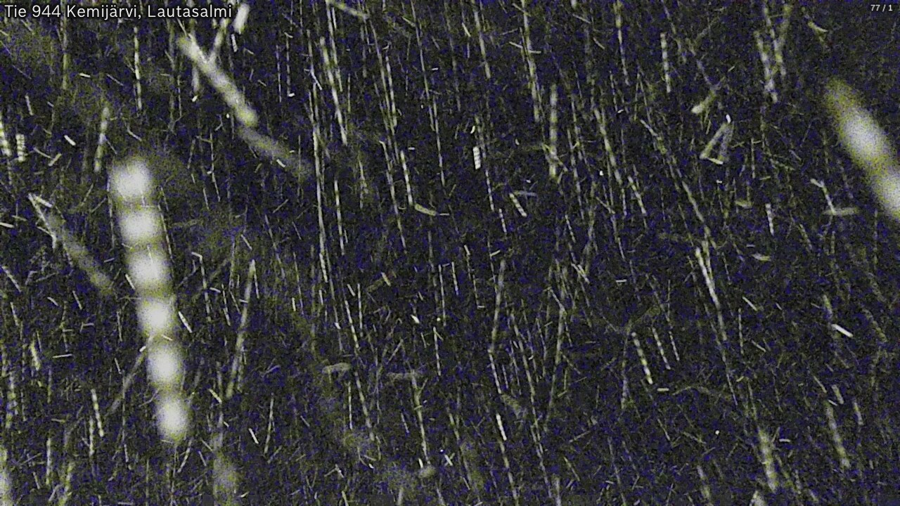 Weather Camera Image Väg 944 Kemijärvi, Lautasalmi, Kemijärvi, Lappi