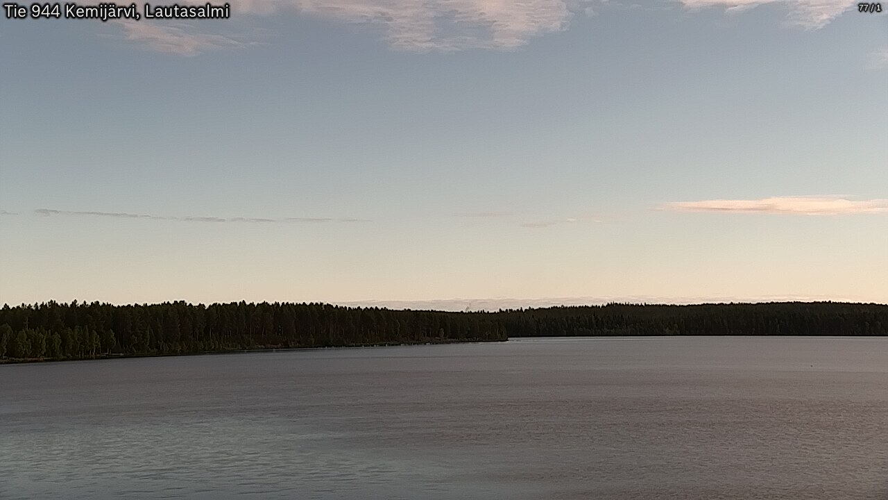 Weather Camera Image Väg 944 Kemijärvi, Lautasalmi, Kemijärvi, Lappi