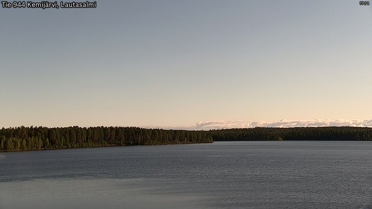 Weather Camera Image Väg 944 Kemijärvi, Lautasalmi, Kemijärvi, Lappi