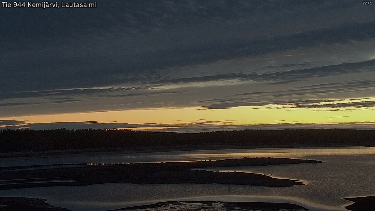 Weather Camera Image Väg 944 Kemijärvi, Lautasalmi, Kemijärvi, Lappi