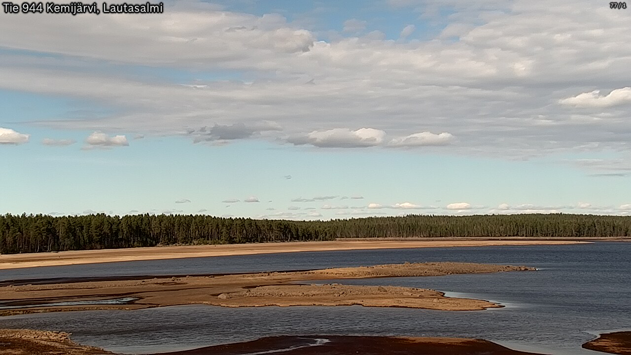 Weather Camera Image Väg 944 Kemijärvi, Lautasalmi, Kemijärvi, Lappi