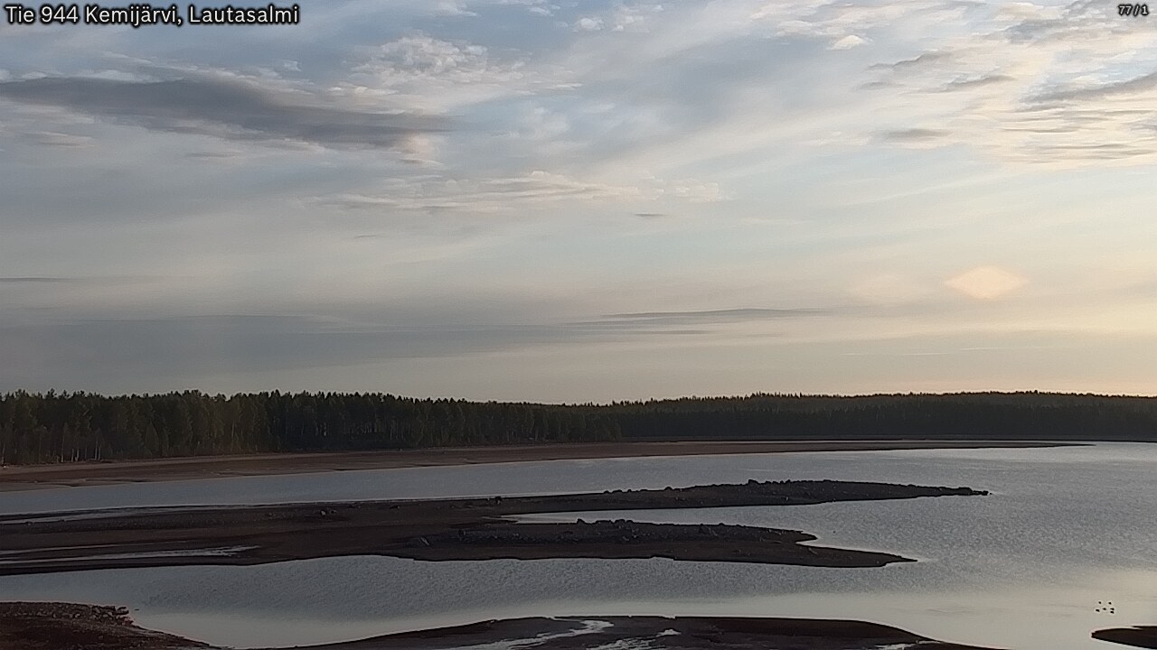 Weather Camera Image Road 944 Kemijärvi, Lautasalmi, Kemijärvi, Lappi