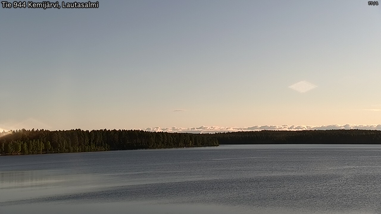 Weather Camera Image Road 944 Kemijärvi, Lautasalmi, Kemijärvi, Lappi