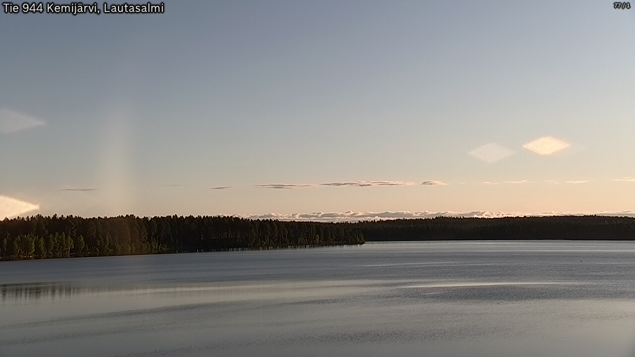 Weather Camera Image Road 944 Kemijärvi, Lautasalmi, Kemijärvi, Lappi