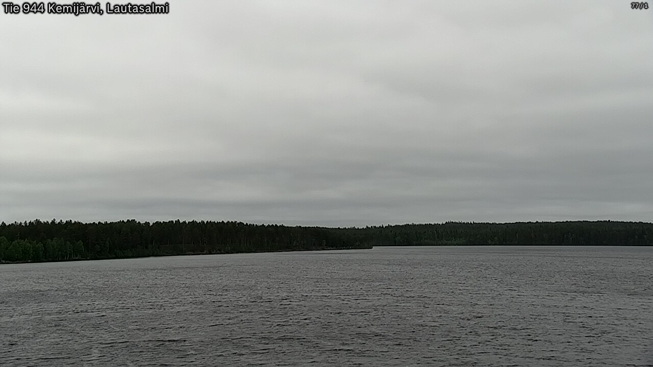 Weather Camera Image Väg 944 Kemijärvi, Lautasalmi, Kemijärvi, Lappi