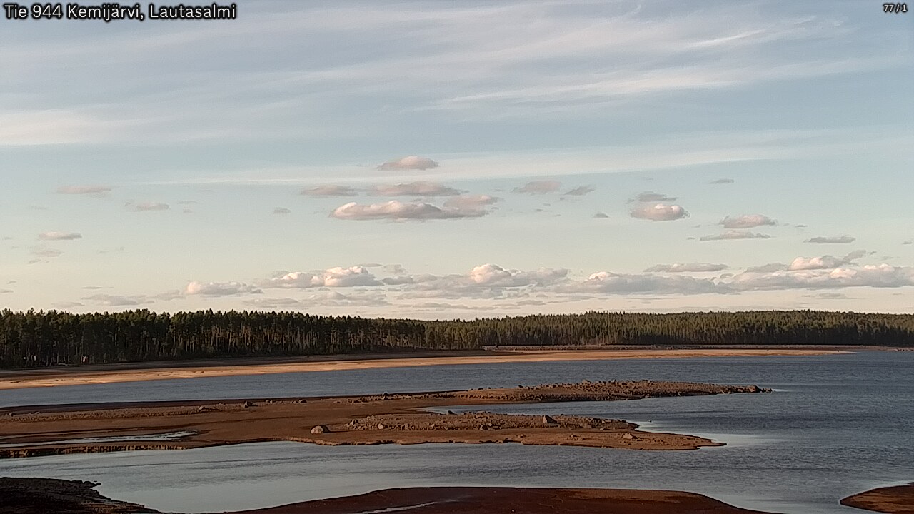 Weather Camera Image Väg 944 Kemijärvi, Lautasalmi, Kemijärvi, Lappi