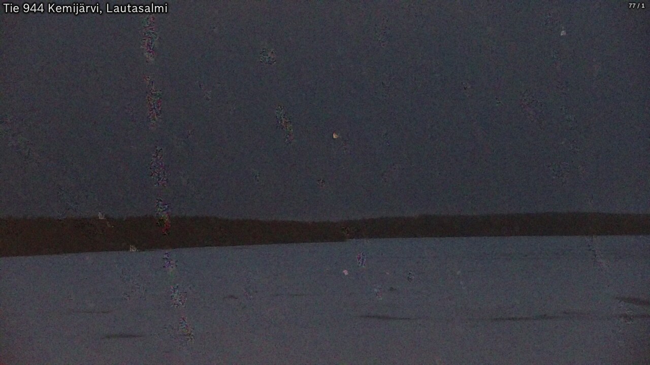 Weather Camera Image Road 944 Kemijärvi, Lautasalmi, Kemijärvi, Lappi