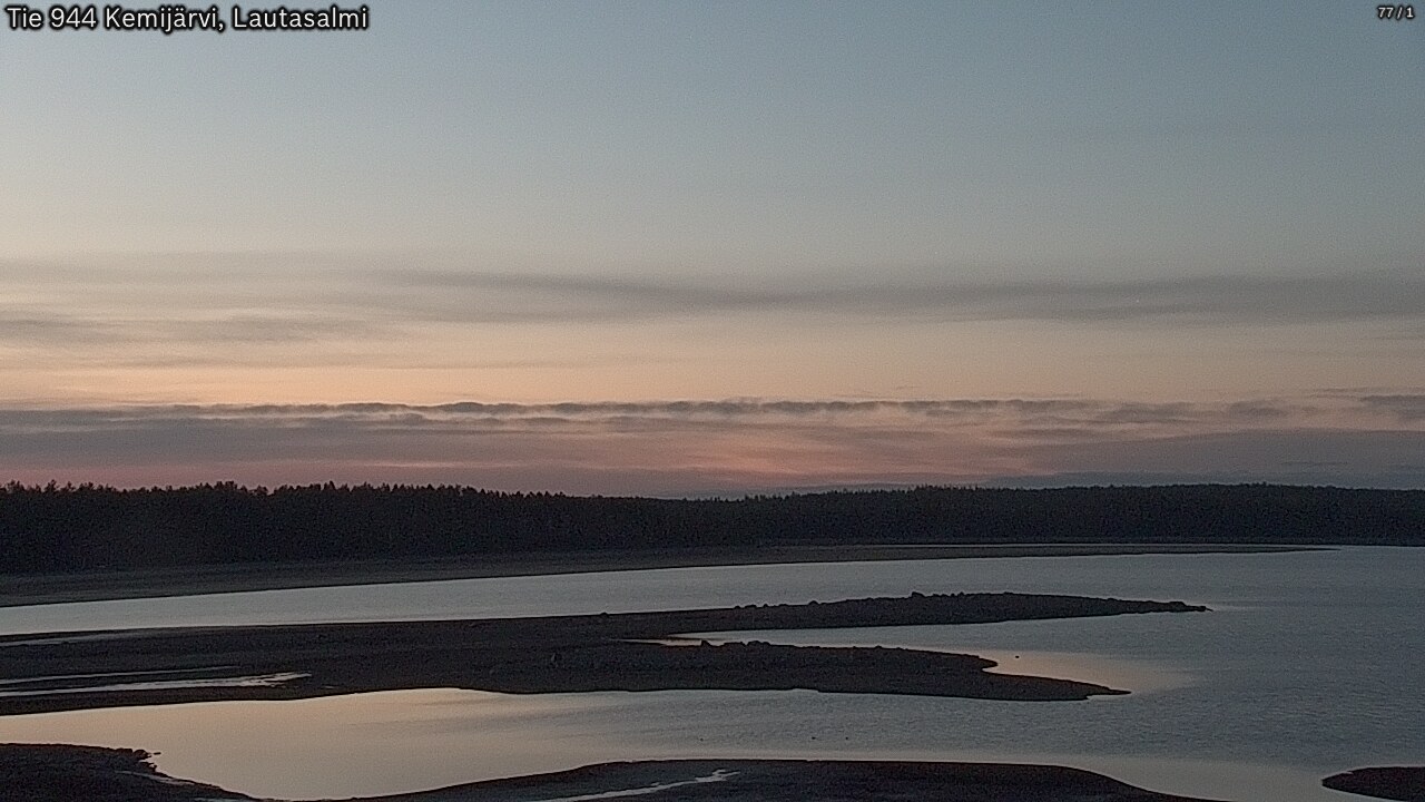 Weather Camera Image Väg 944 Kemijärvi, Lautasalmi, Kemijärvi, Lappi
