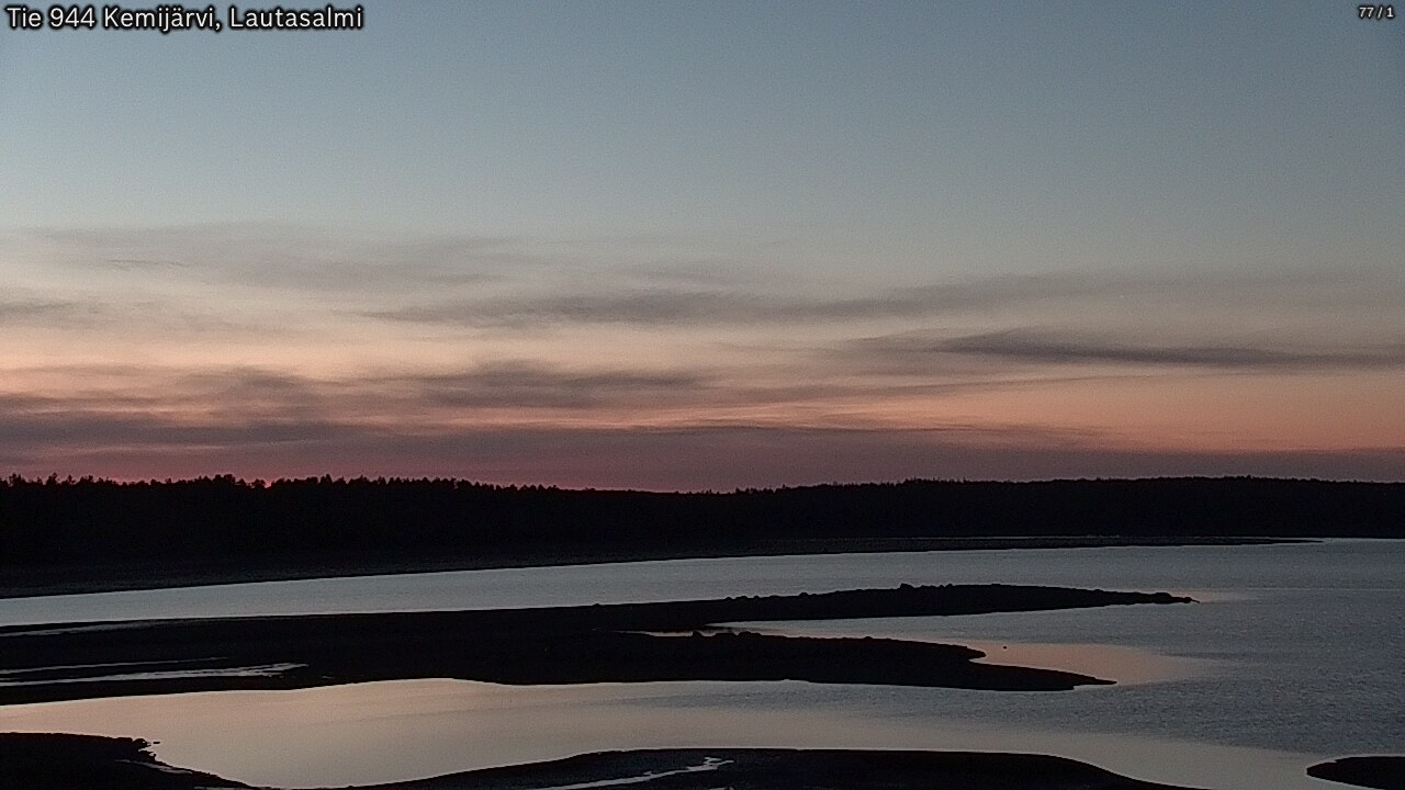 Weather Camera Image Väg 944 Kemijärvi, Lautasalmi, Kemijärvi, Lappi